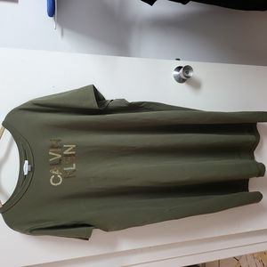 Army Green Calvin Klien Dress